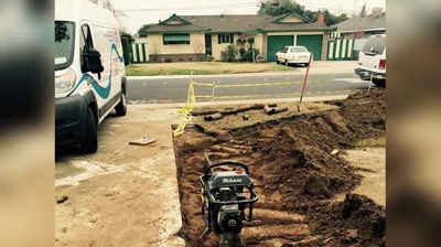 Mainline Plumbing Work Photo